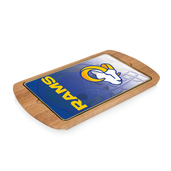 Los Angeles Rams - Billboard Glass Top Serving Tray