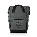 Colorado Rockies - On The Go Roll-Top Backpack Cooler