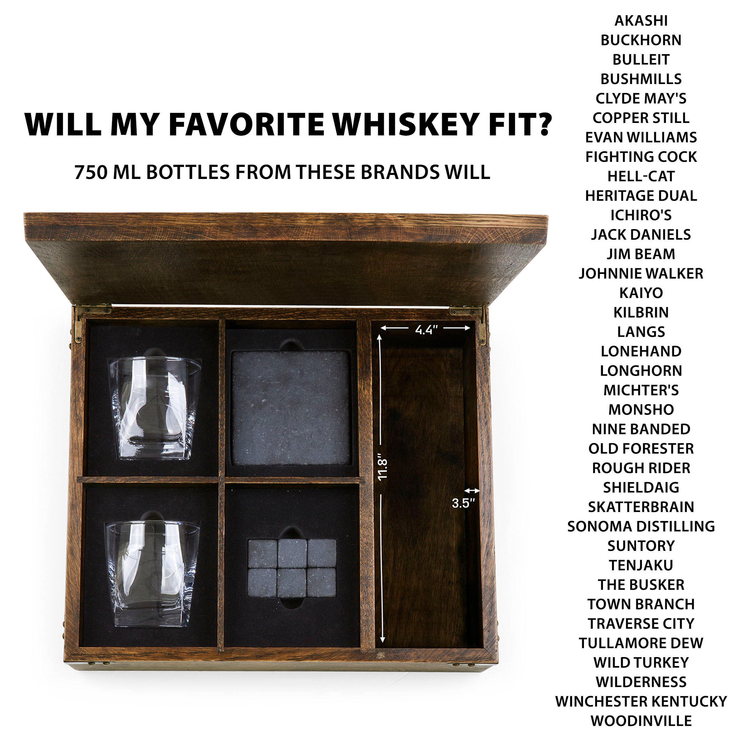 Michigan State Spartans - Whiskey Box Gift Set