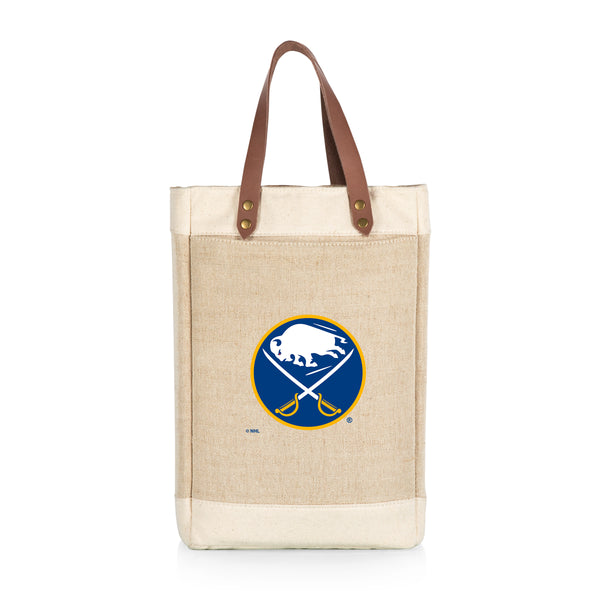 Buffalo Sabres - Pinot Jute 2 Bottle Insulated Wine Bag