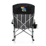 Kansas Jayhawks - Outdoor Rocking Camp Chair