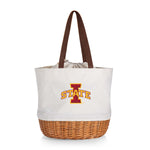 Iowa State Cyclones - Coronado Canvas and Willow Basket Tote