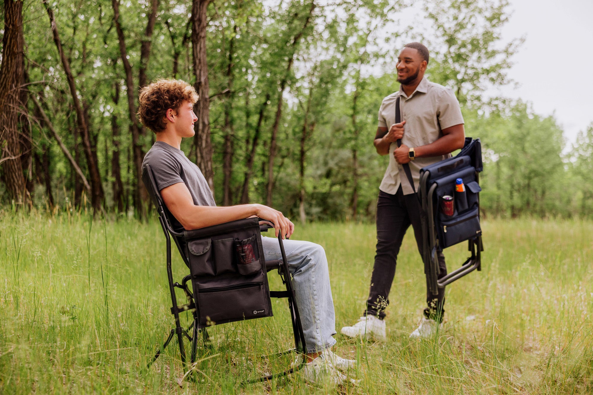 Woodland Rocking Chair - Charcoal Gray