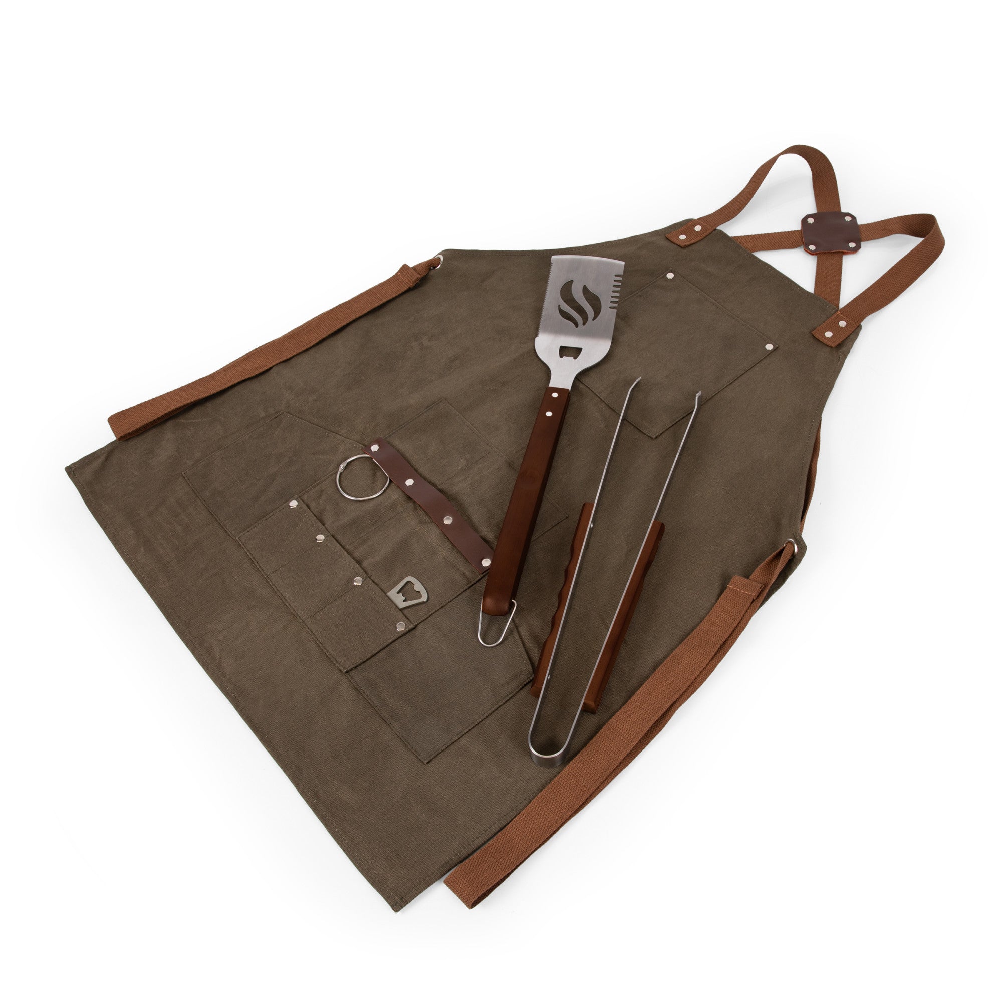 BBQ Apron with Tools & Bottle Opener