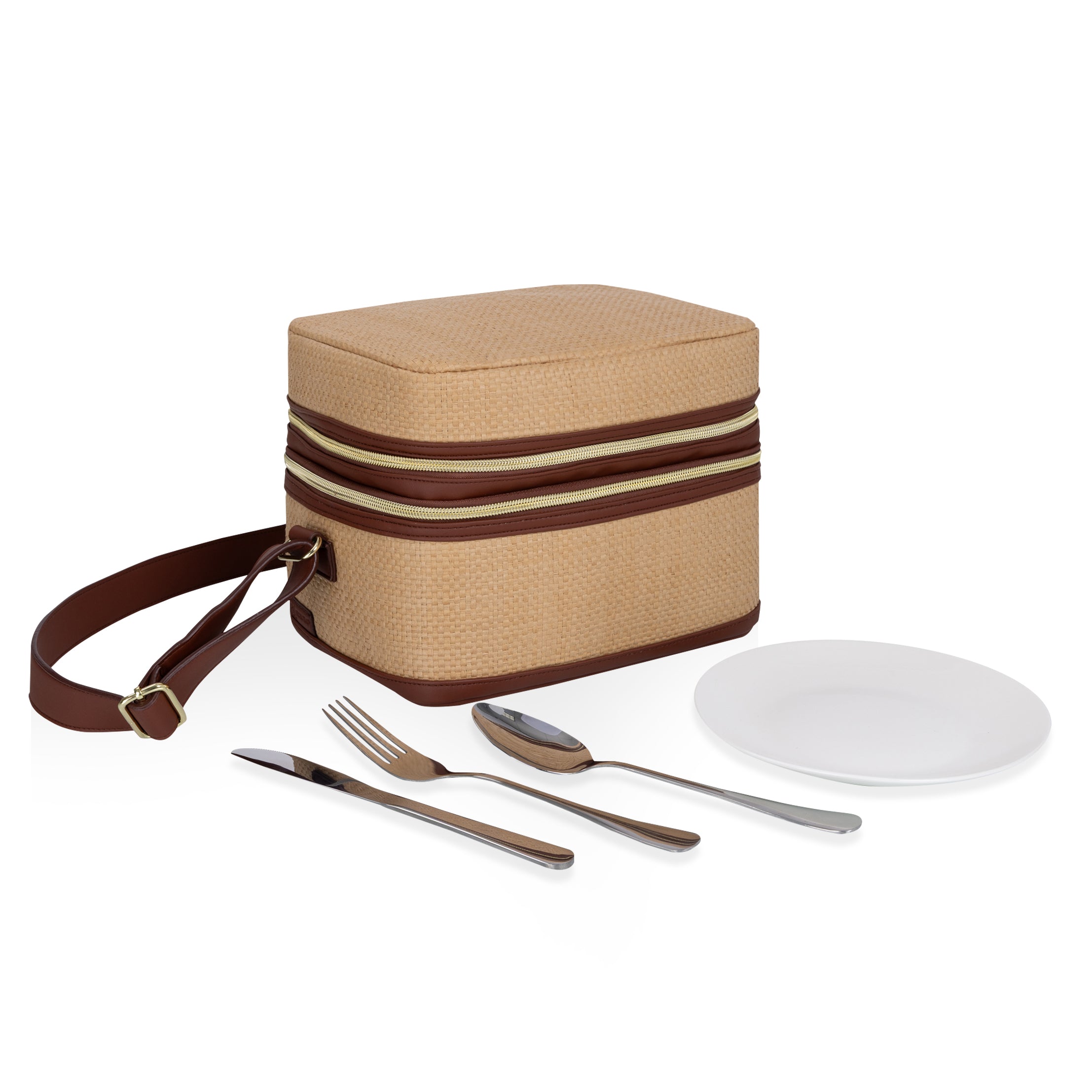 Margot Insulated Lunch Tote Bag with Utensils