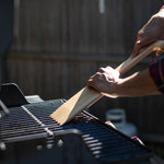 Hardwood BBQ Grill Scraper with Bottle Opener
