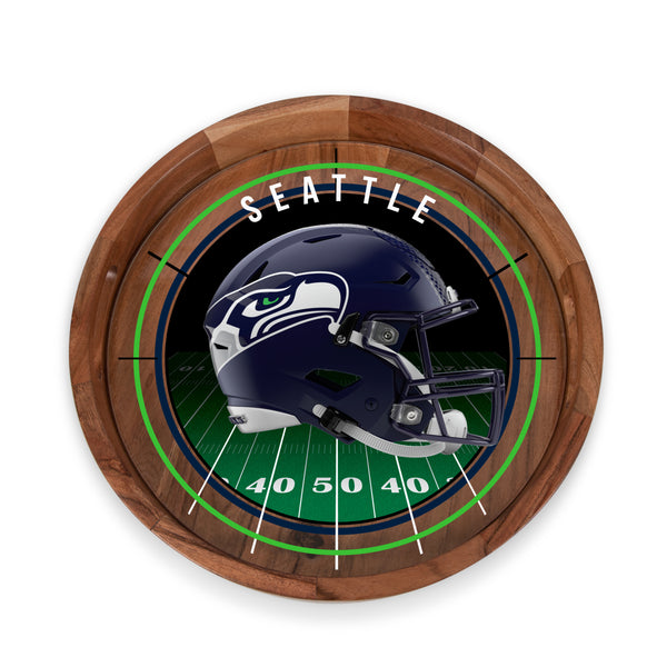 Seattle Seahawks - Barista Serving Tray with Glass Insert