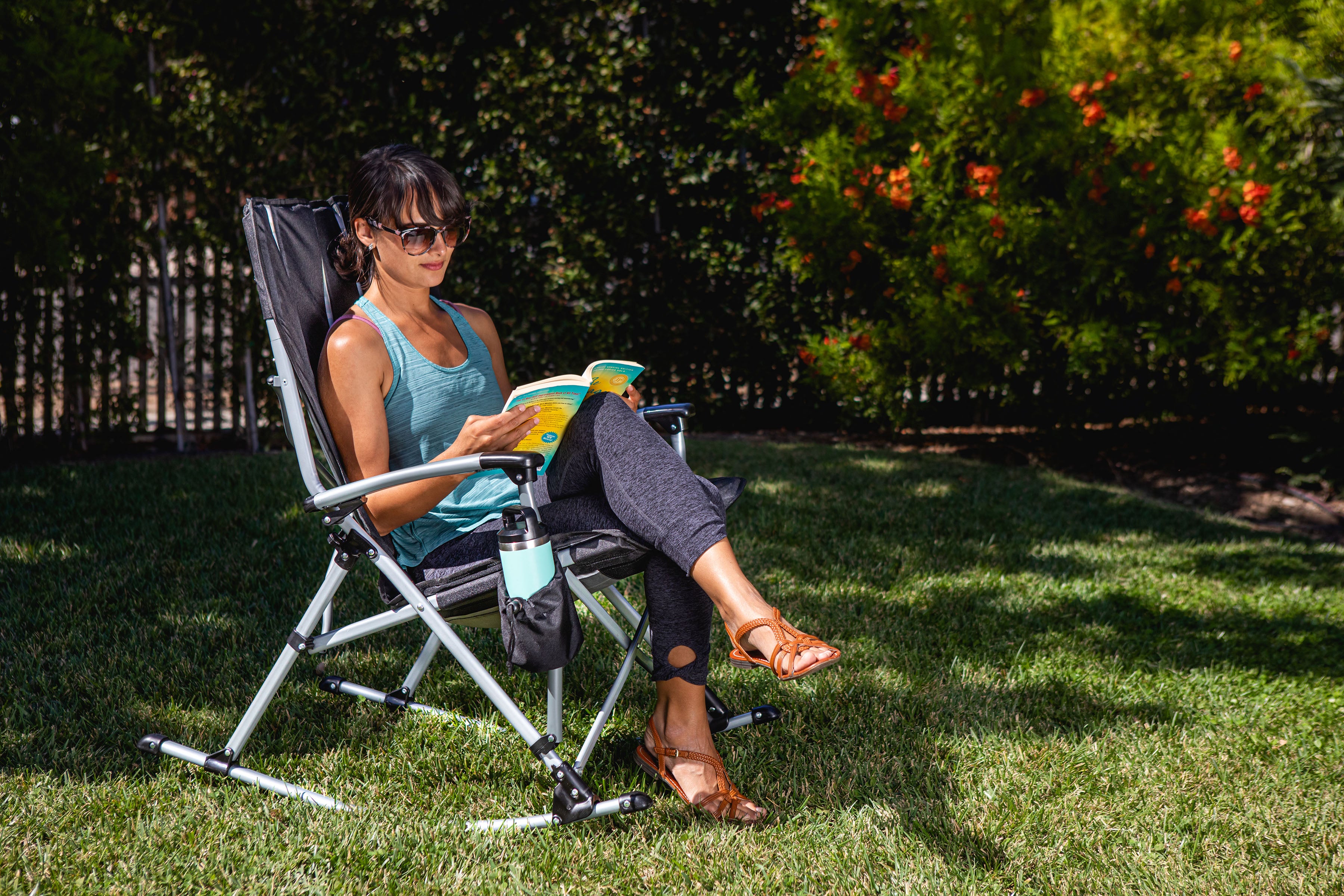 New Orleans Saints - Outdoor Rocking Camp Chair