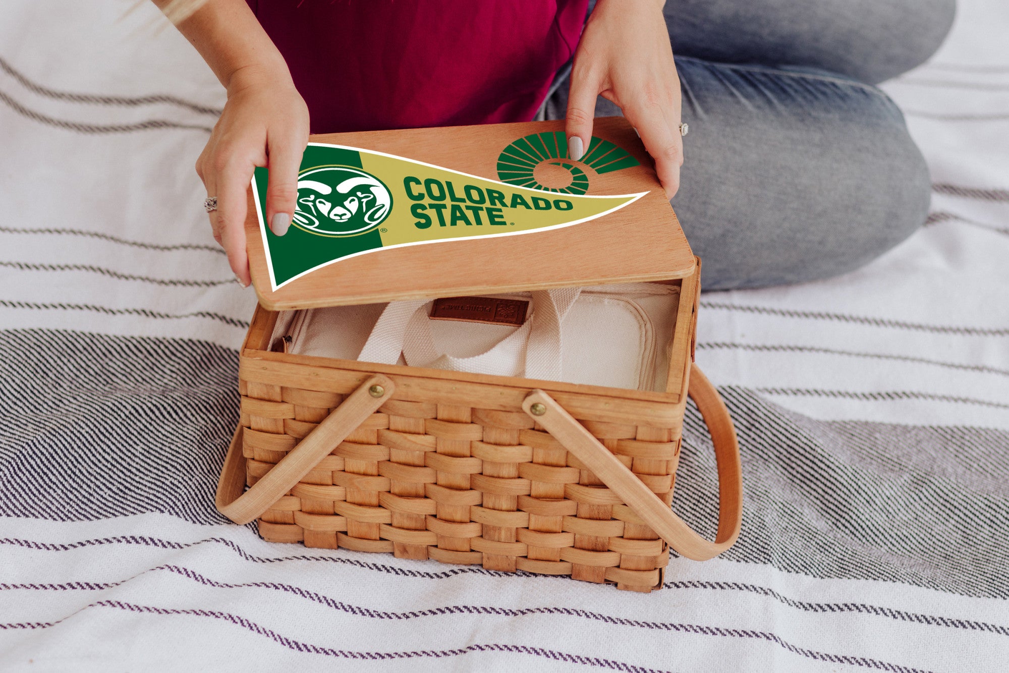 Colorado State Rams - Poppy Personal Picnic Basket