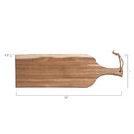Los Angeles Chargers - Artisan 24" Acacia Charcuterie Board