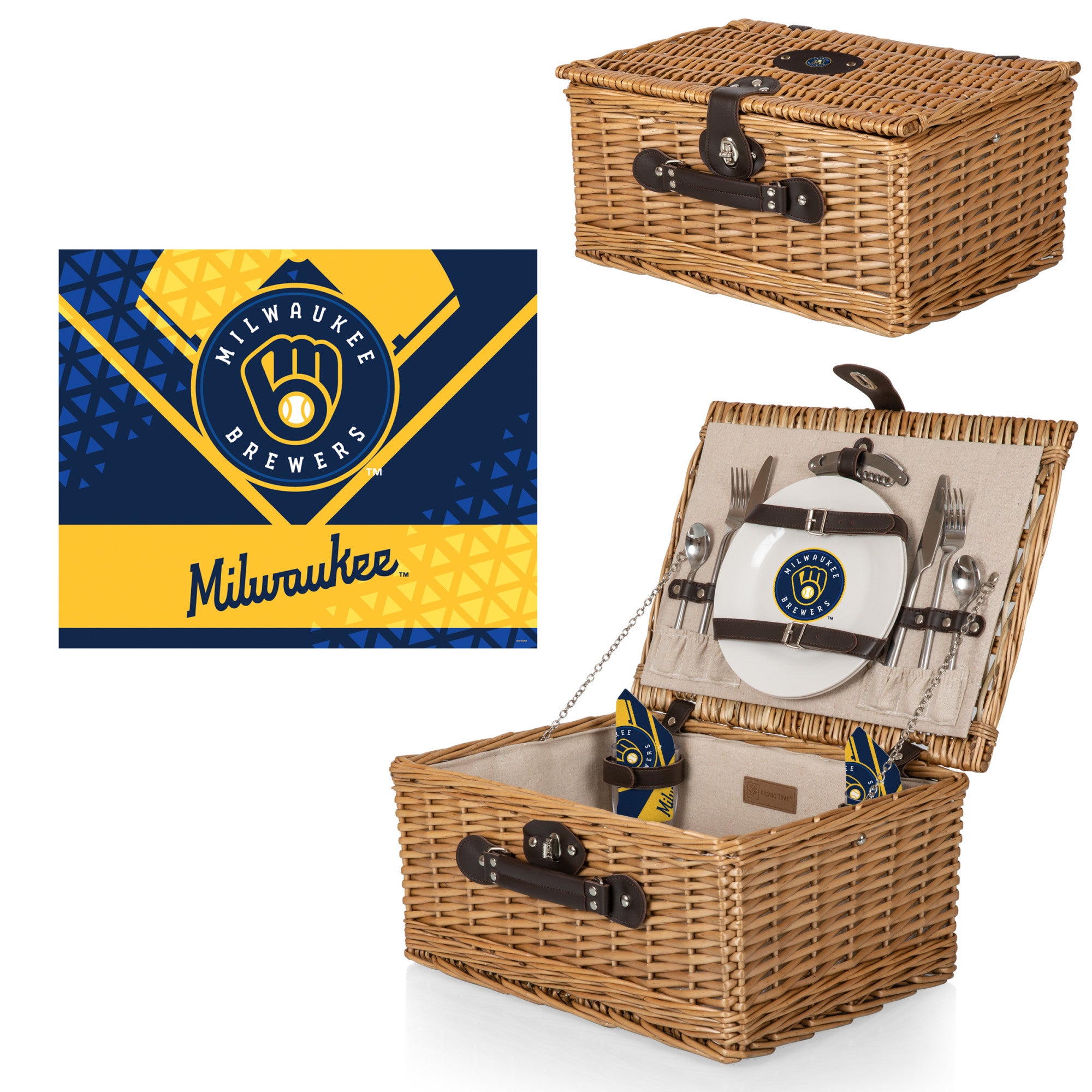 Milwaukee Brewers - Classic Picnic Basket