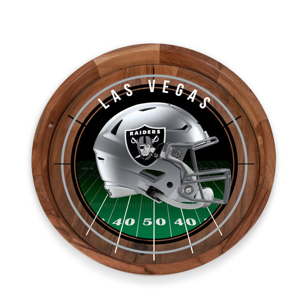 Las Vegas Raiders - Barista Serving Tray with Glass Insert