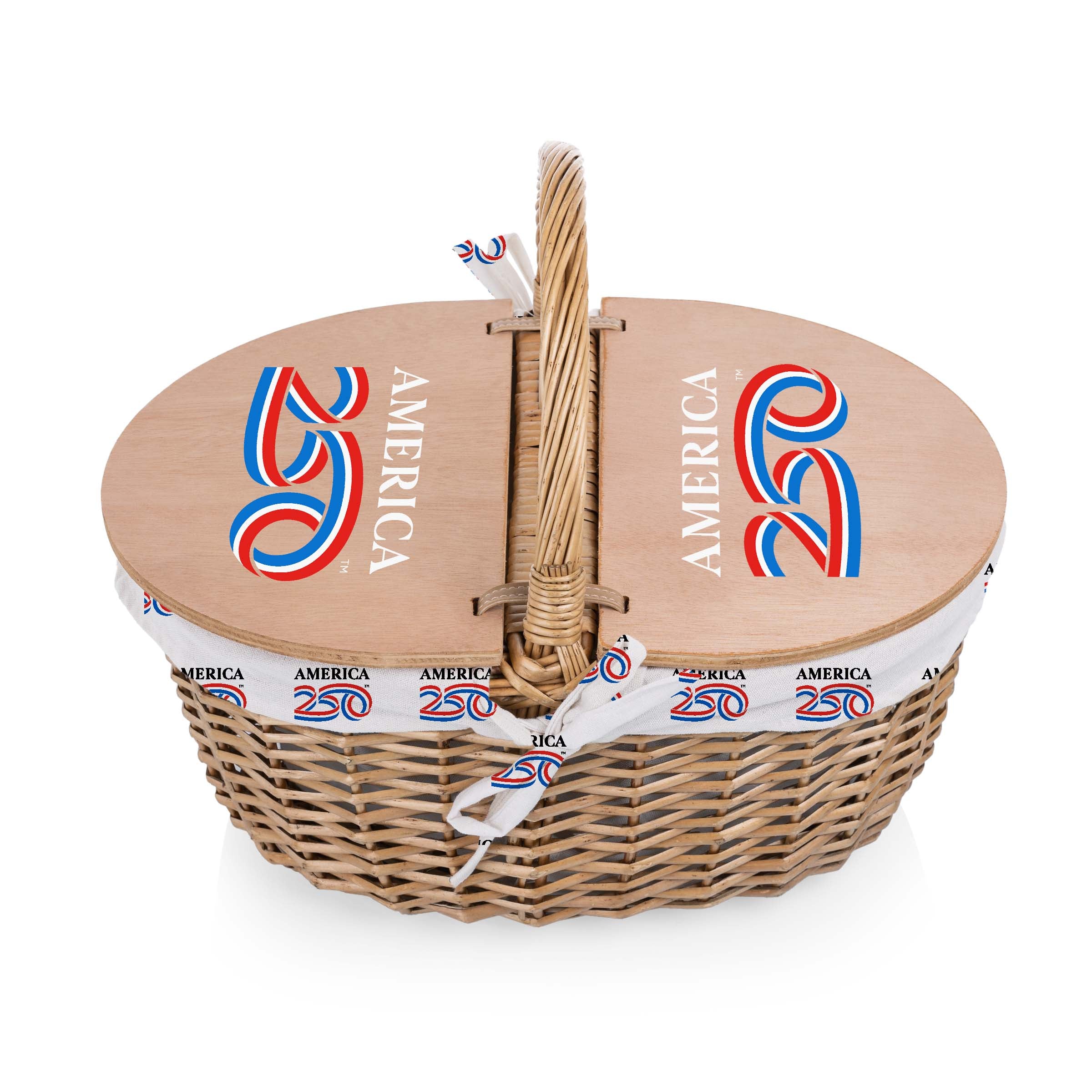America250 America 250 - Country Picnic Basket