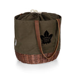 Toronto Maple Leafs - Coronado Canvas and Willow Basket Tote