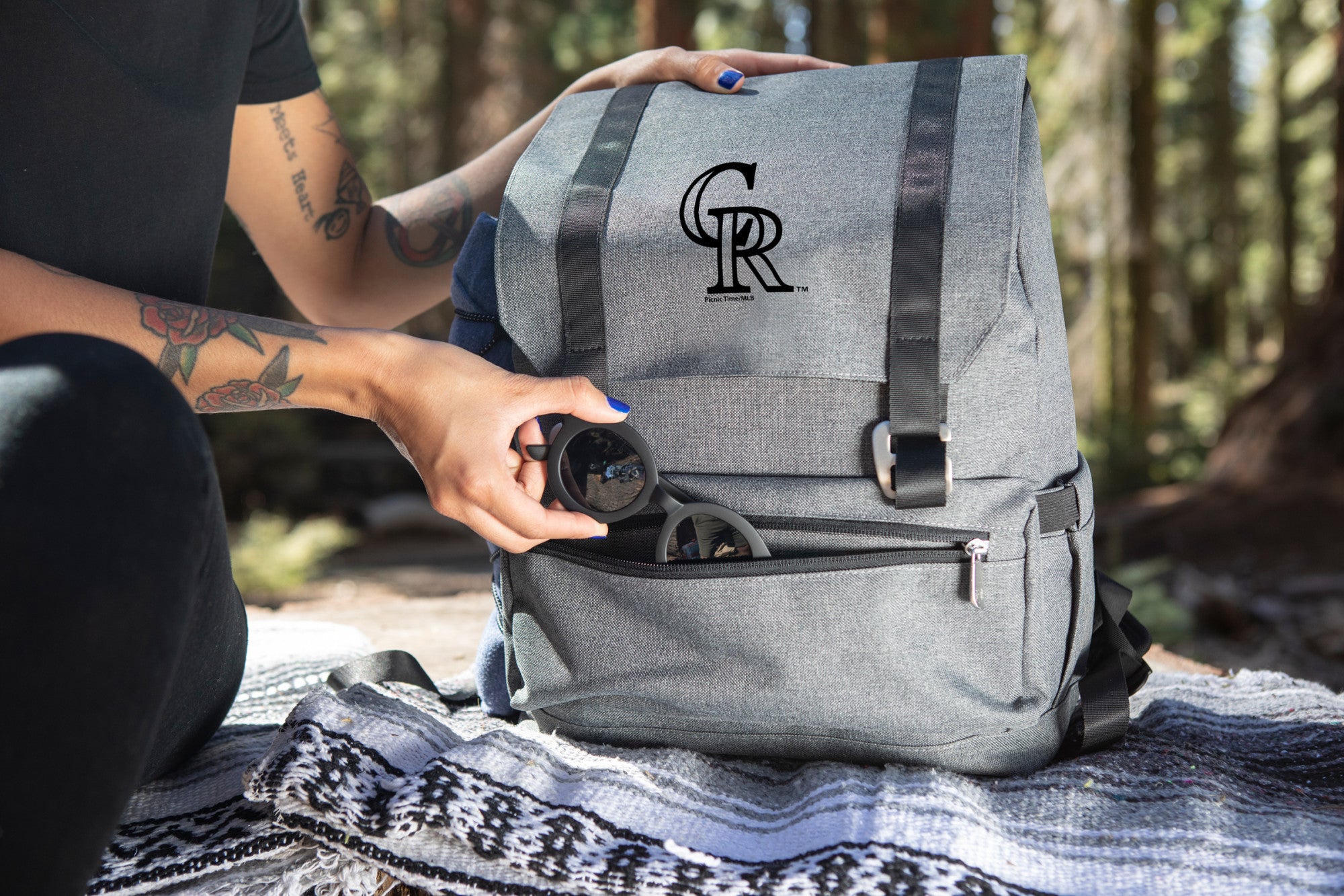 Colorado Rockies - On The Go Traverse Backpack Cooler
