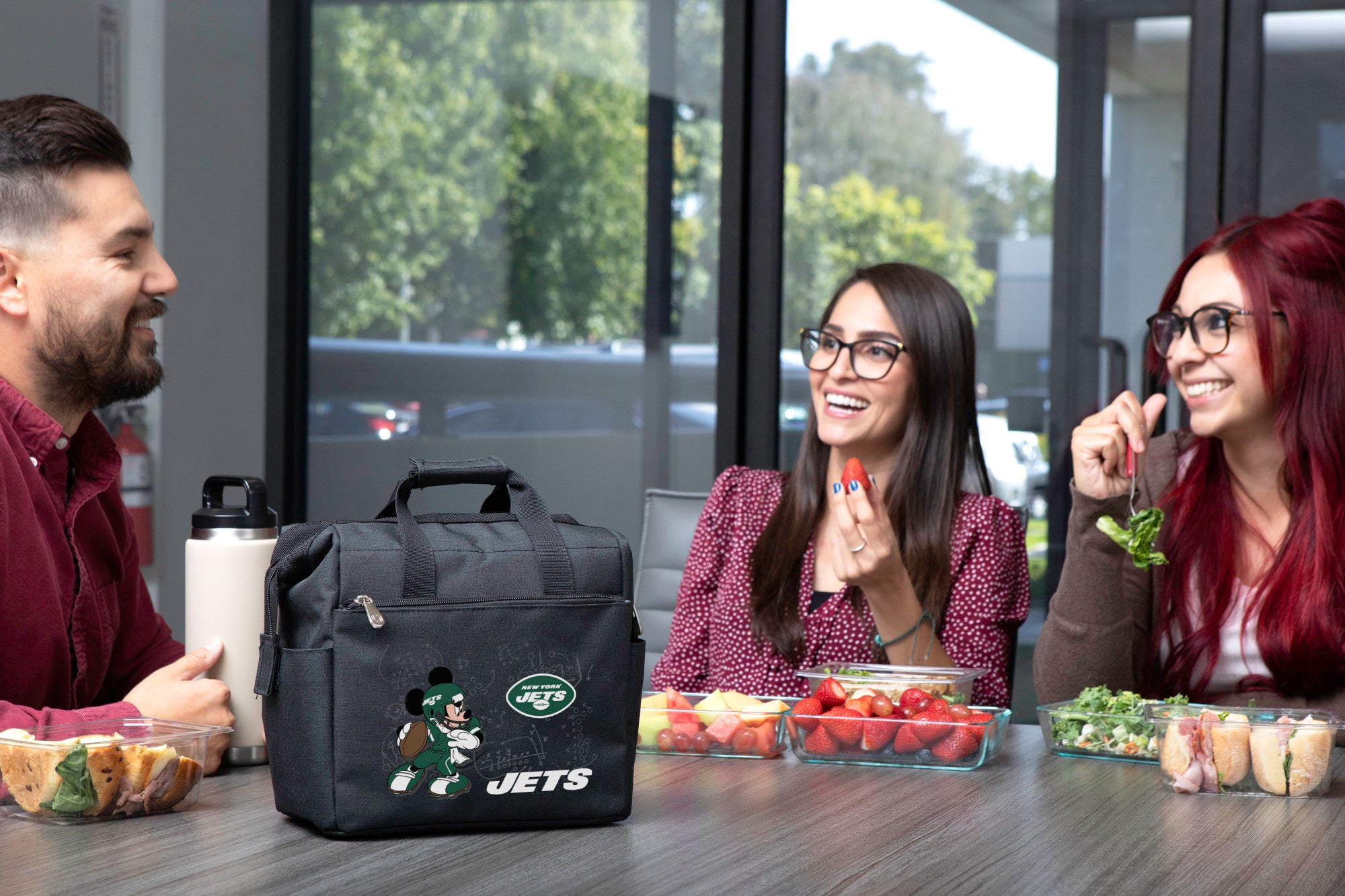 New York Jets Mickey Mouse - On The Go Lunch Bag Cooler