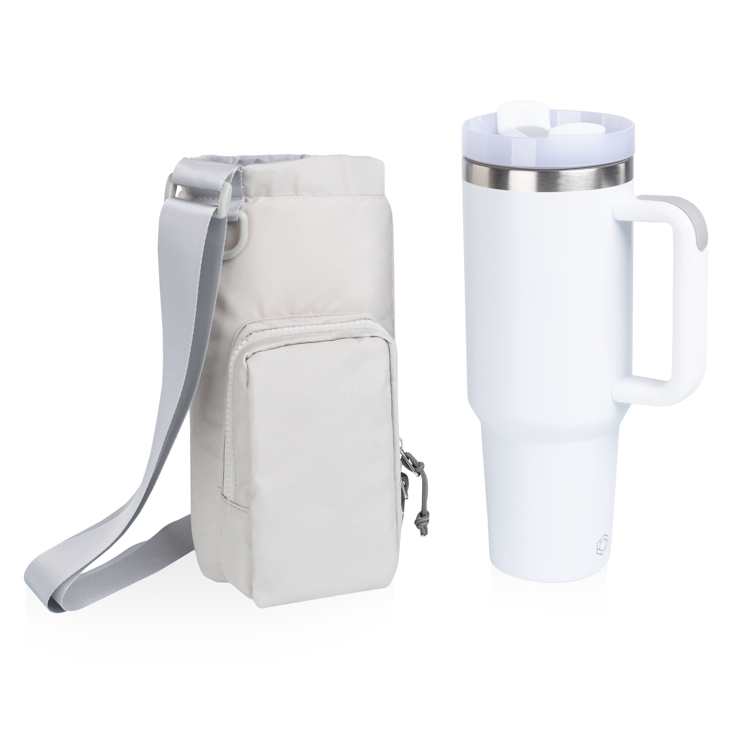 Eclipse Tumbler Tote with 40oz Stainless Travel Mug