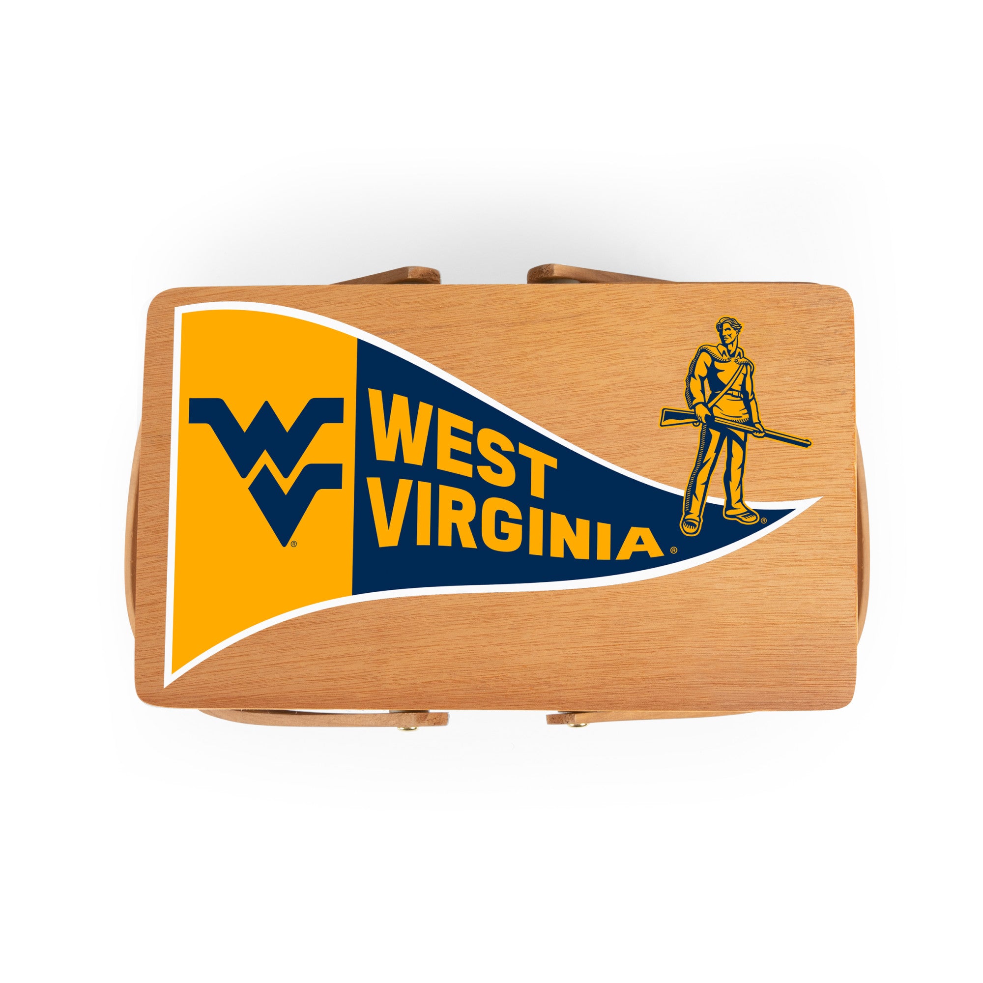 West Virginia Mountaineers - Poppy Personal Picnic Basket