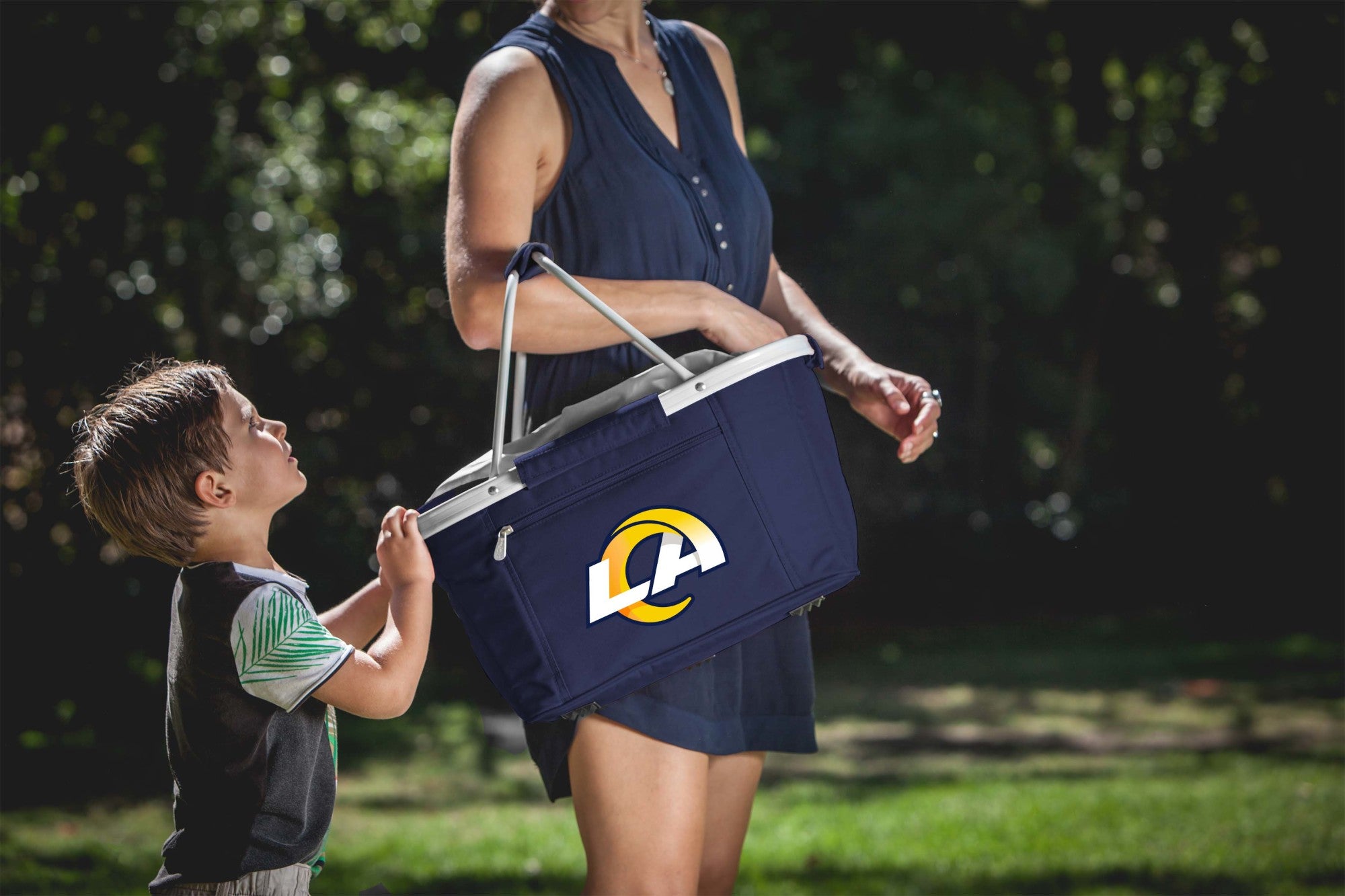 Los Angeles Rams - Metro Basket Collapsible Cooler Tote