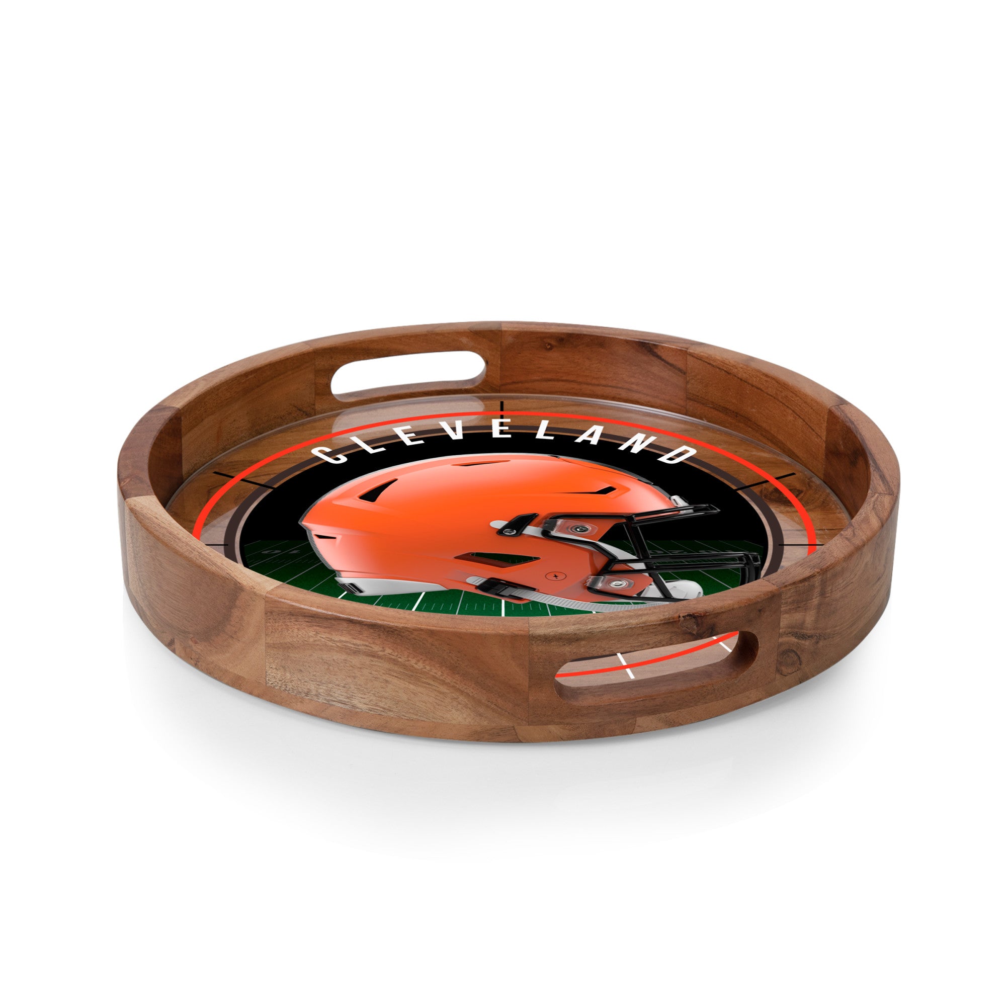 Cleveland Browns - Barista Serving Tray with Glass Insert