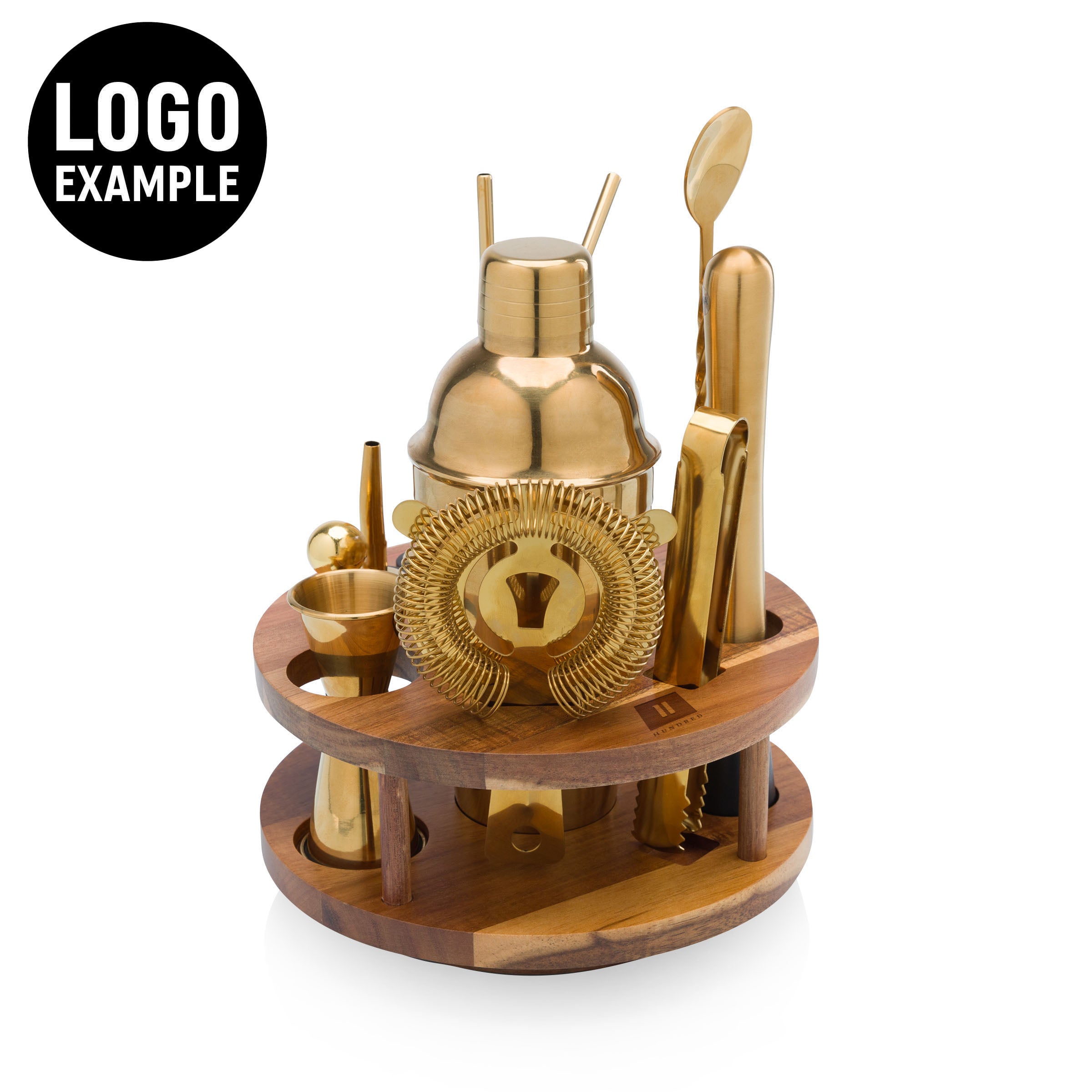 Carousel Lazy Susan Bar Set