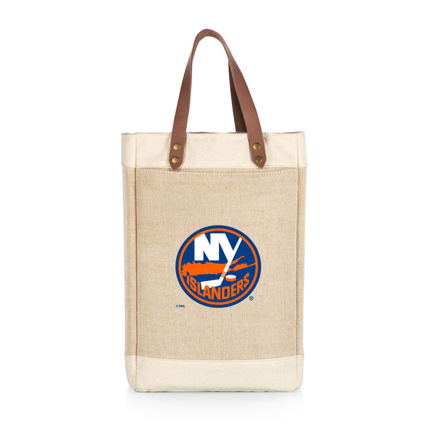 New York Islanders - Pinot Jute 2 Bottle Insulated Wine Bag