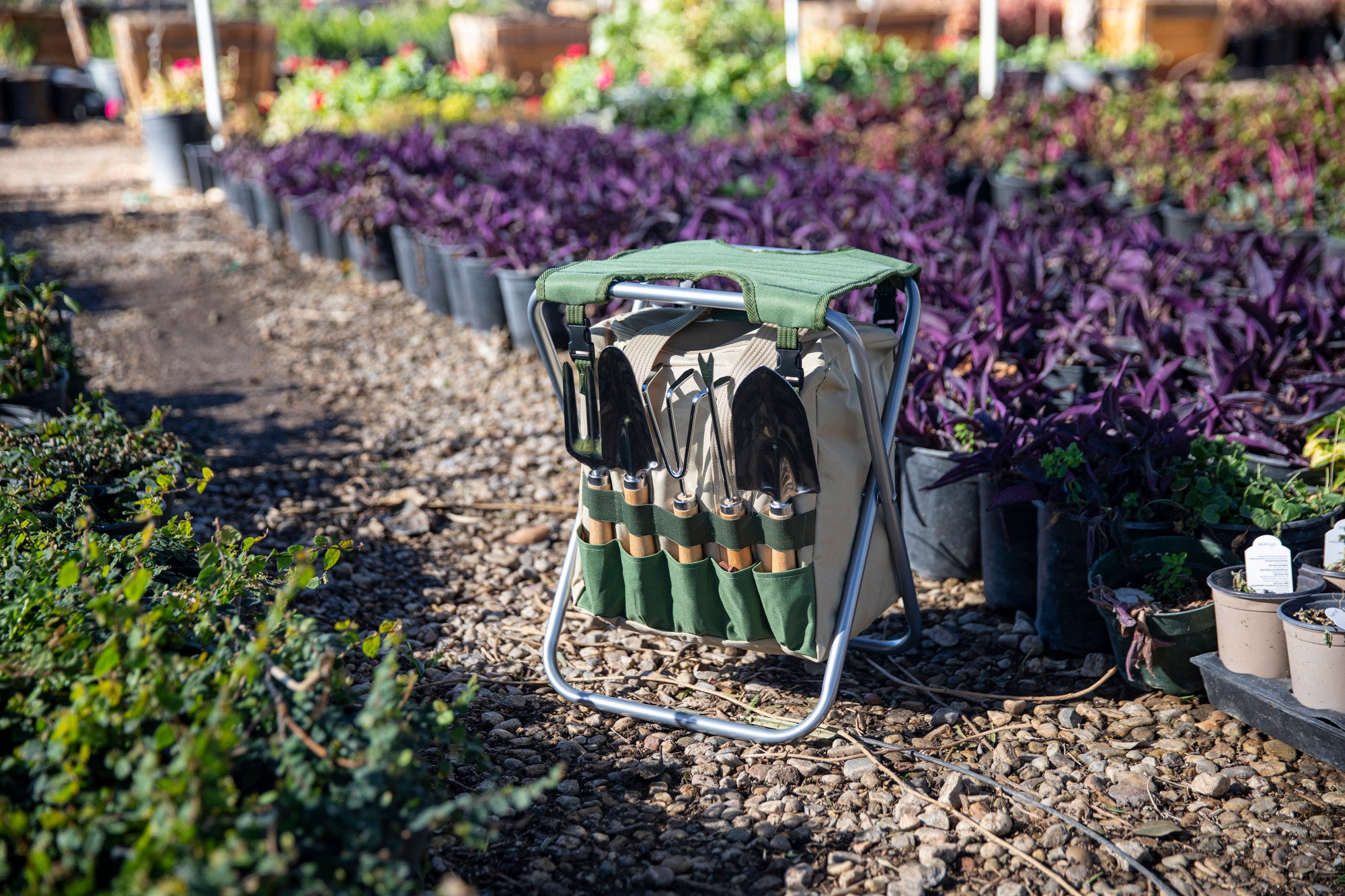 Mickey Mouse - Gardener Folding Seat with Tools