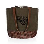 Jacksonville Jaguars - Coronado Canvas and Willow Basket Tote