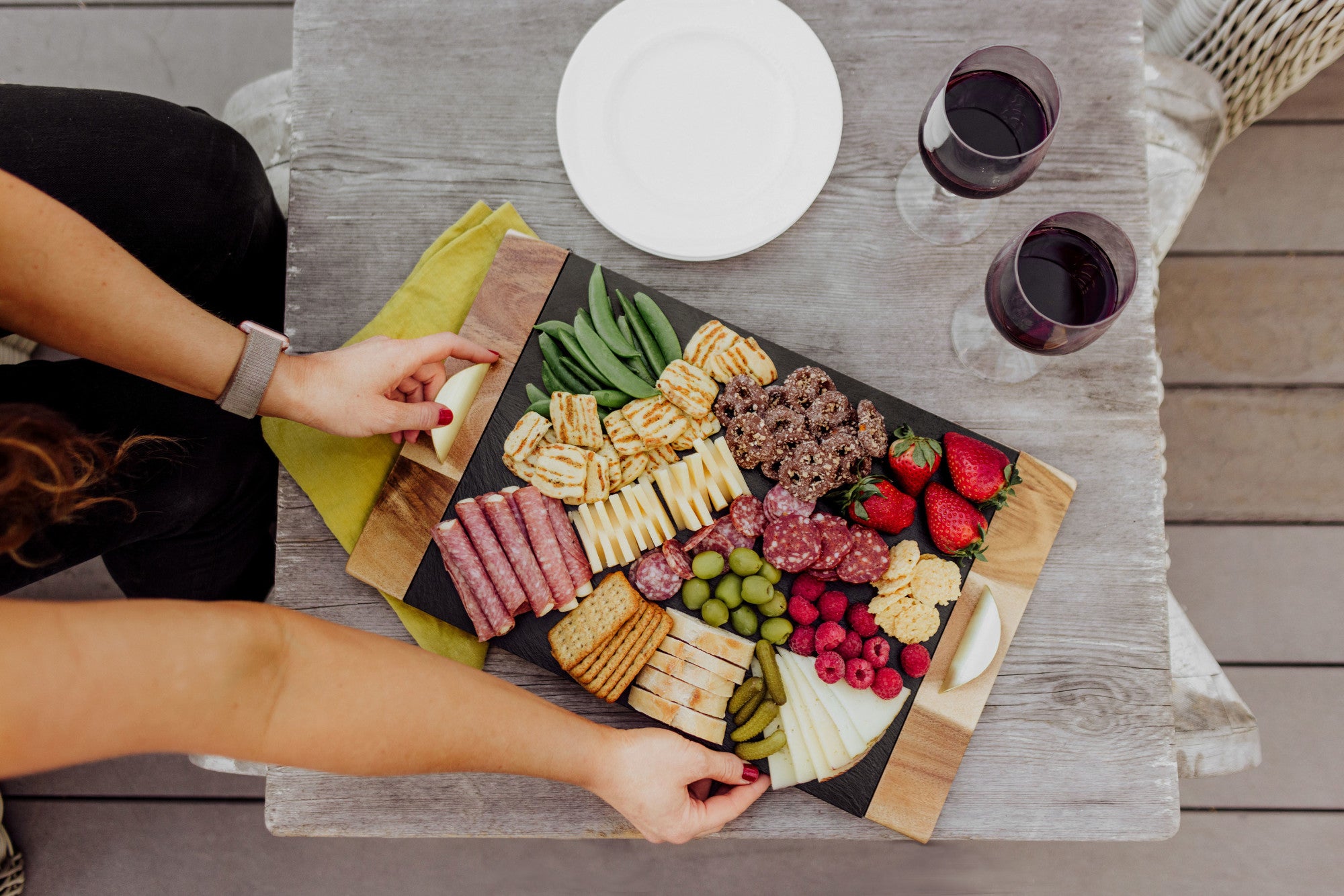 Auburn Tigers - Covina Acacia and Slate Serving Tray