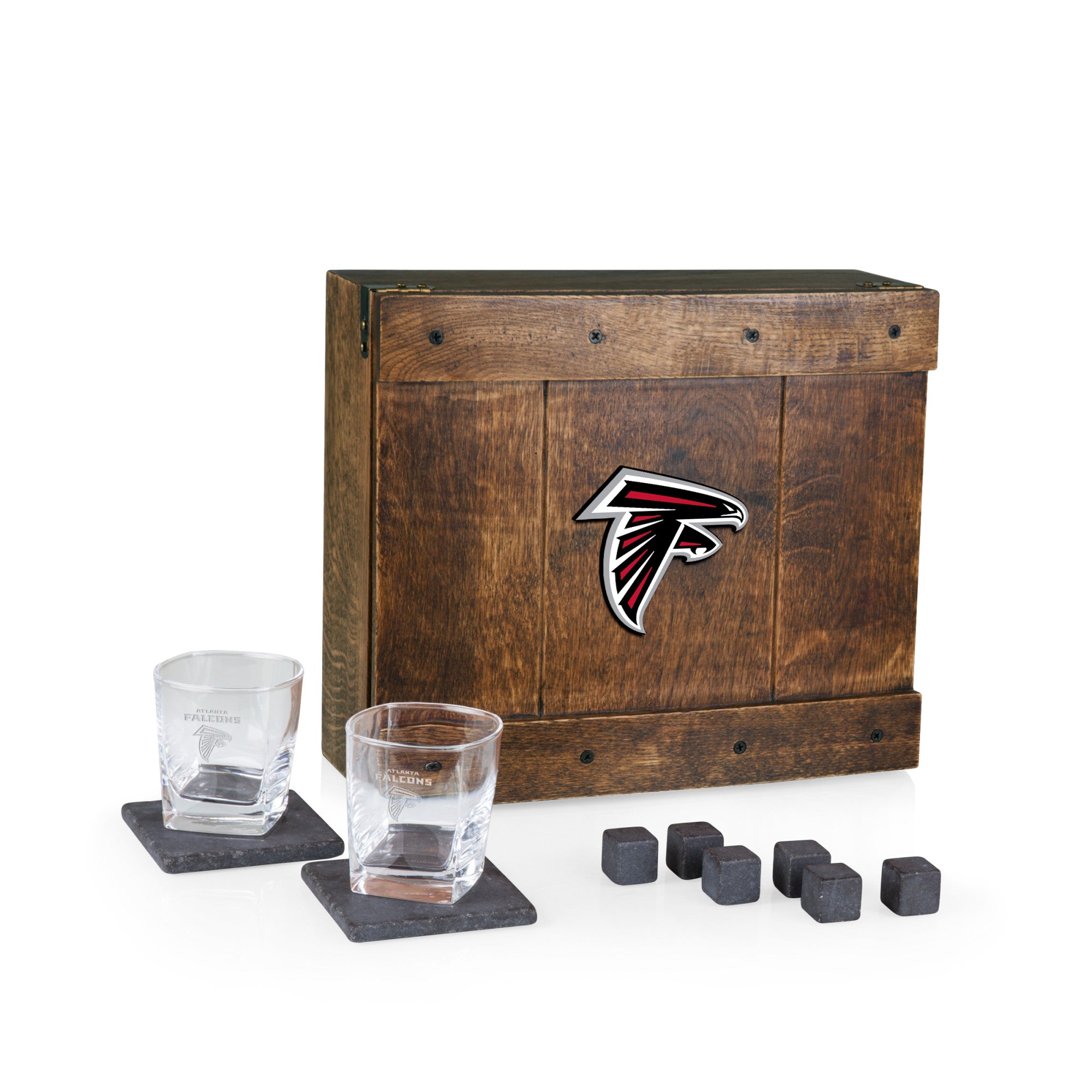 Atlanta Falcons - Whiskey Box Gift Set