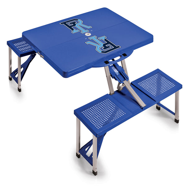 Rhode Island Rams - Picnic Table Portable Folding Table with Seats