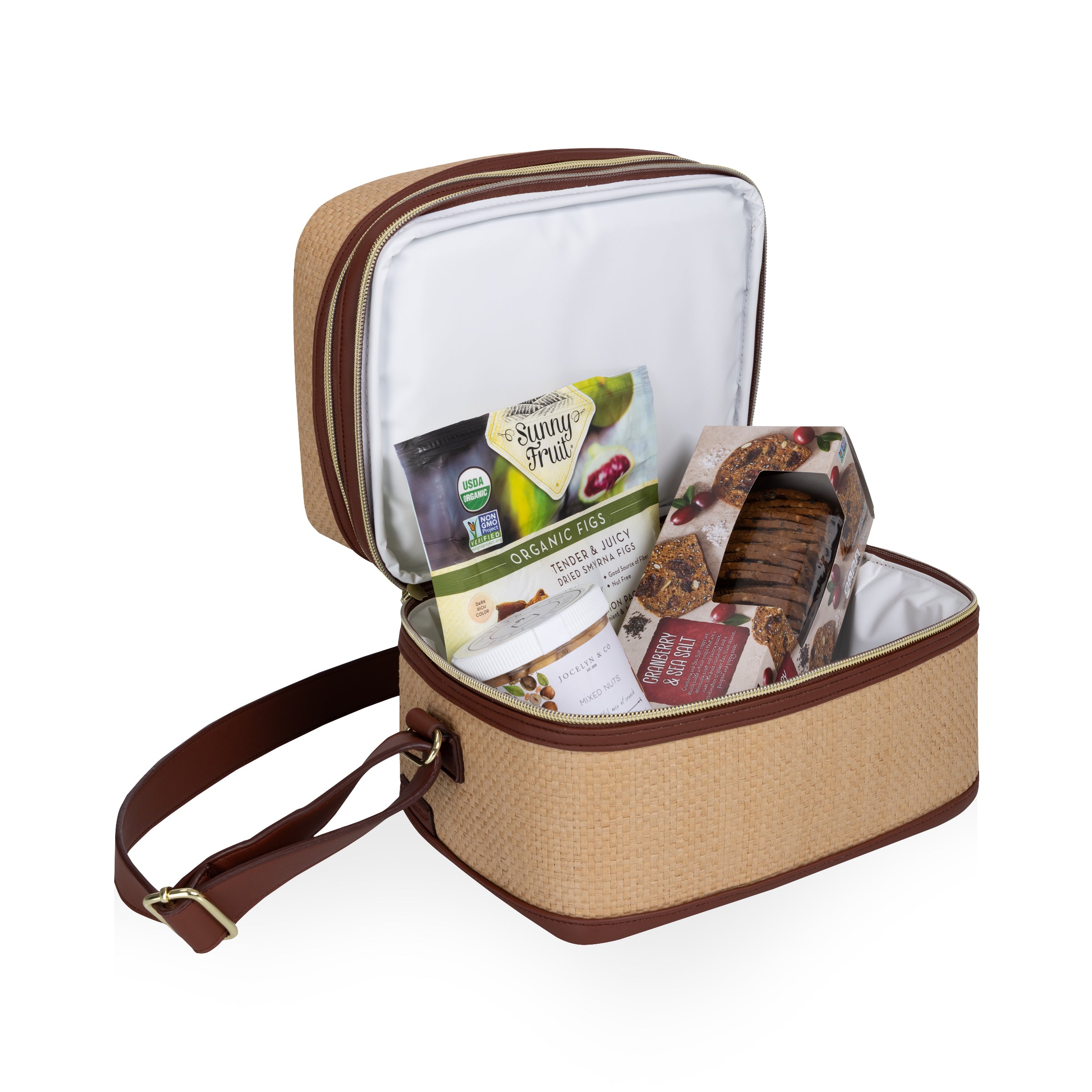 Margot Insulated Lunch Tote Bag with Utensils
