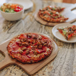 Acacia Personal Pizza Peel Serving Board Paddle Set of 2
