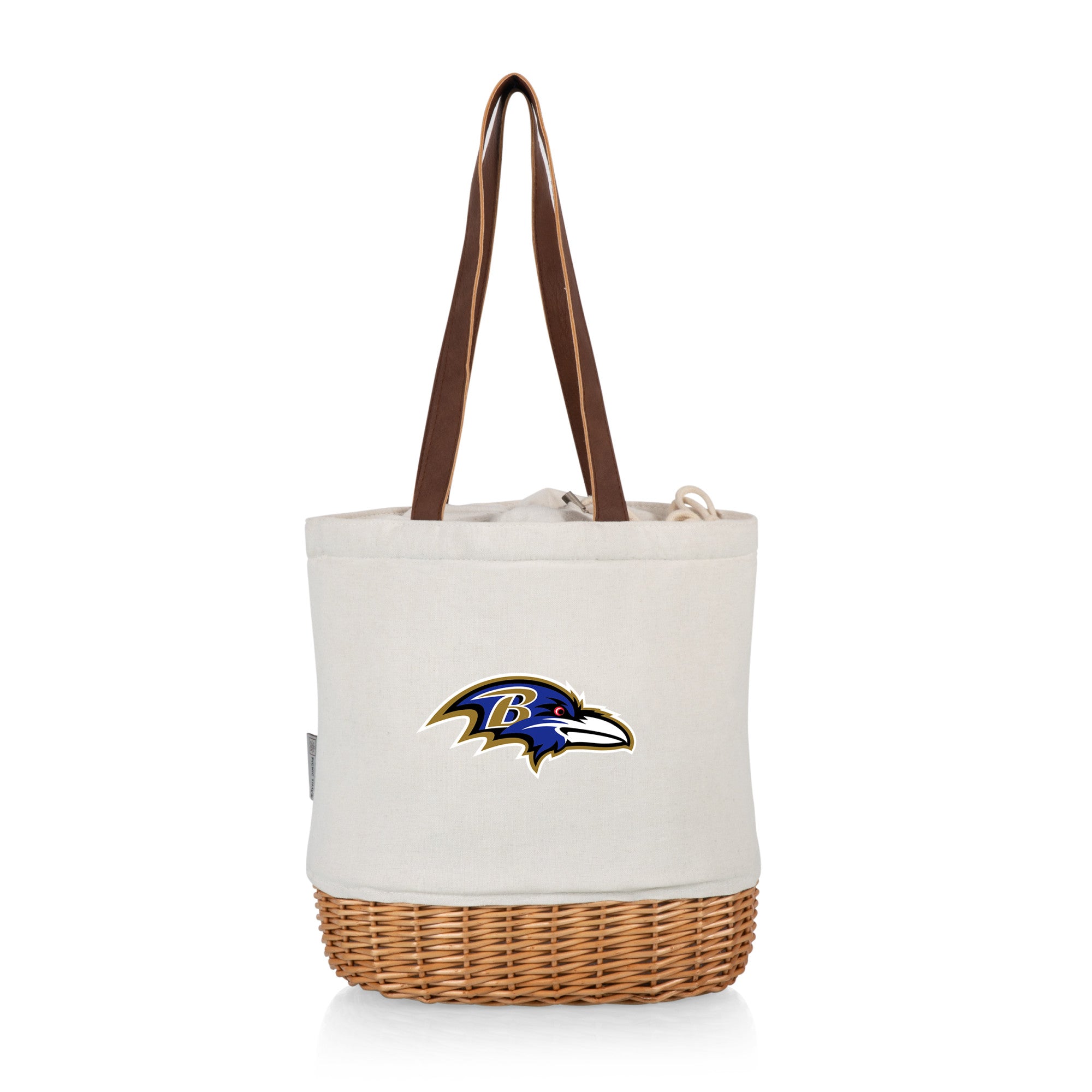 Baltimore Ravens - Pico Willow and Canvas Lunch Basket