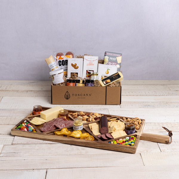 Grazing Board with Gourmet Gift Pack