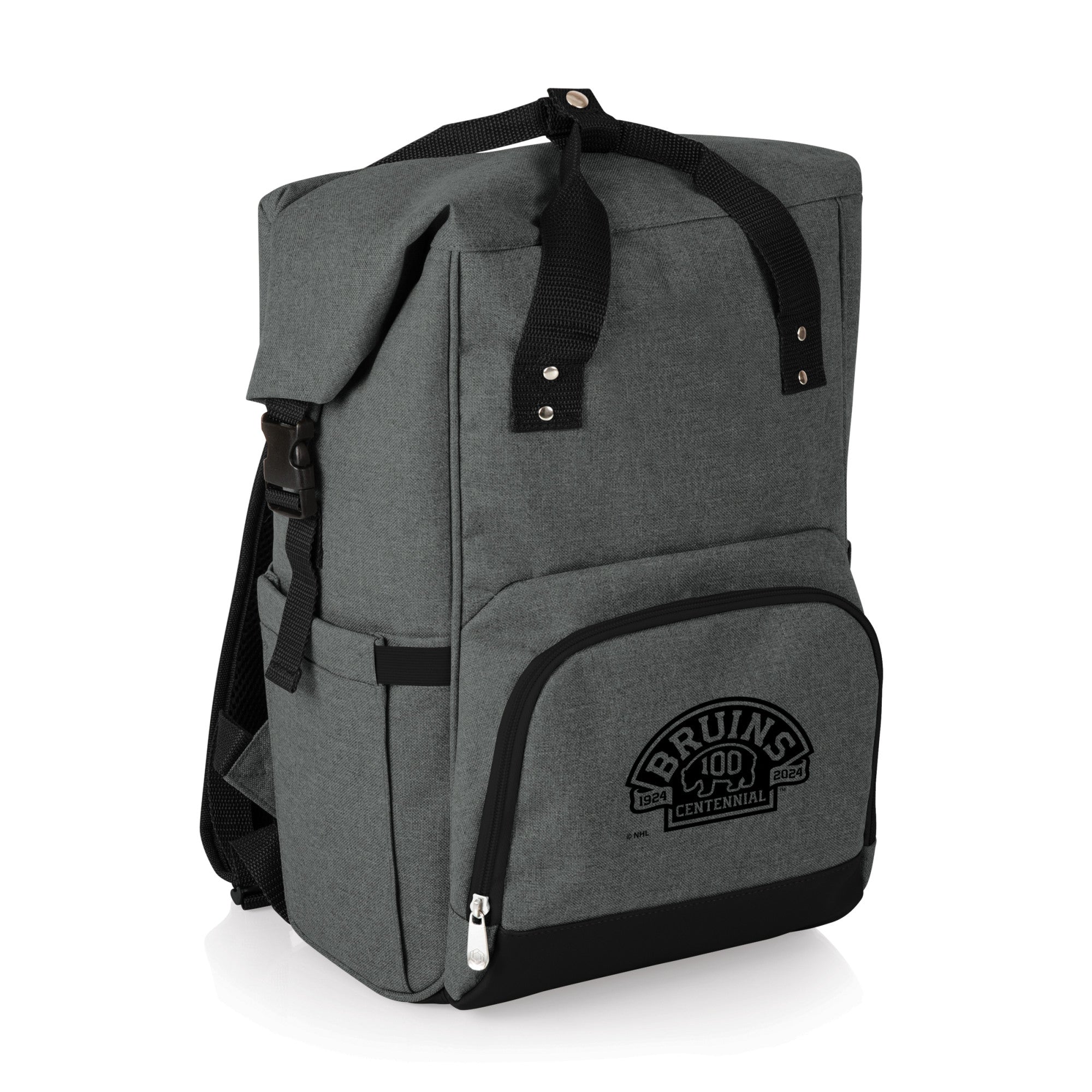 Boston Bruins - On The Go Roll-Top Backpack Cooler