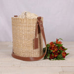 Palermo - Rush Insulated Bucket Tote with Leather Straps