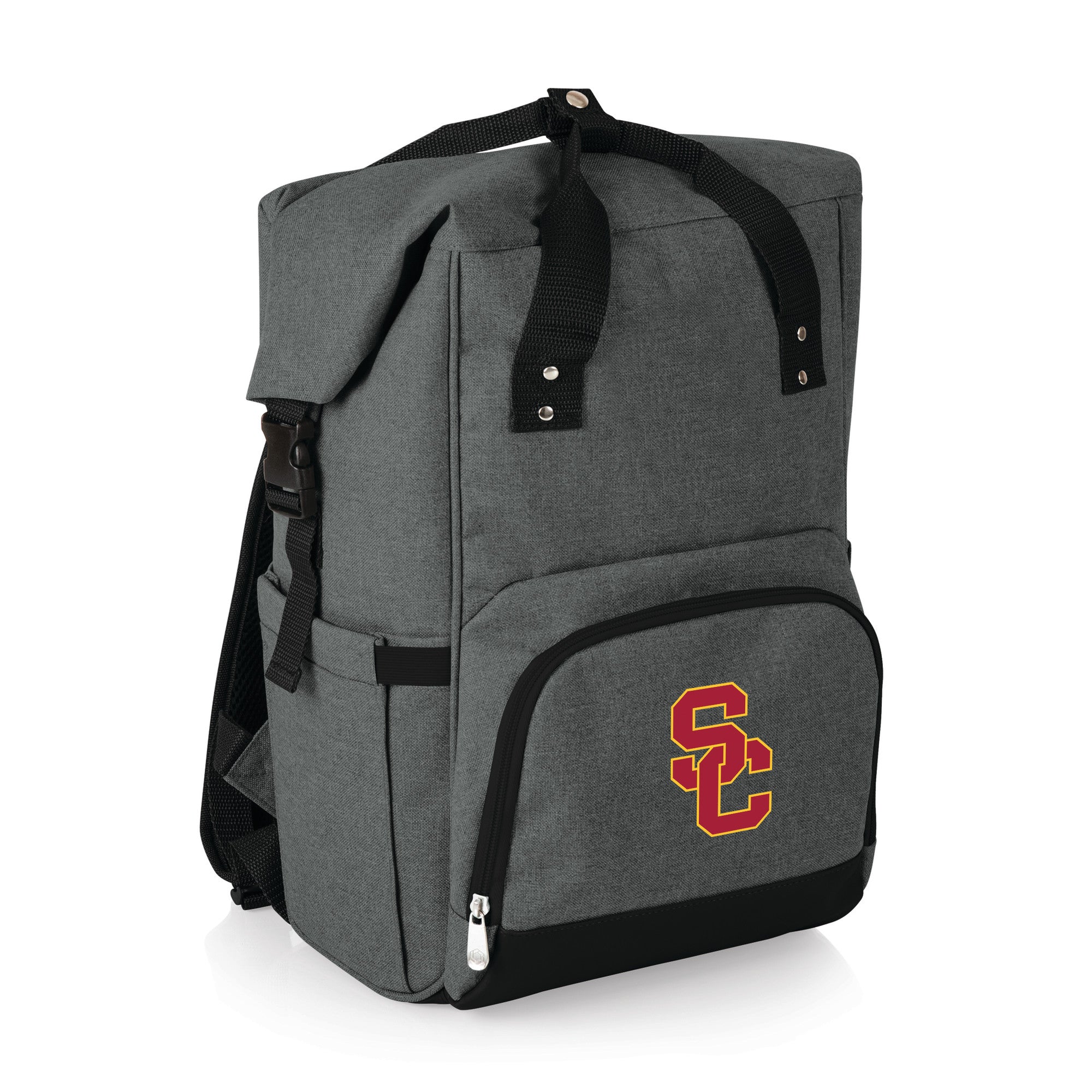 USC Trojans - On The Go Roll-Top Cooler Backpack