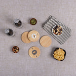 Coasters with Bottle Openers Set of 4