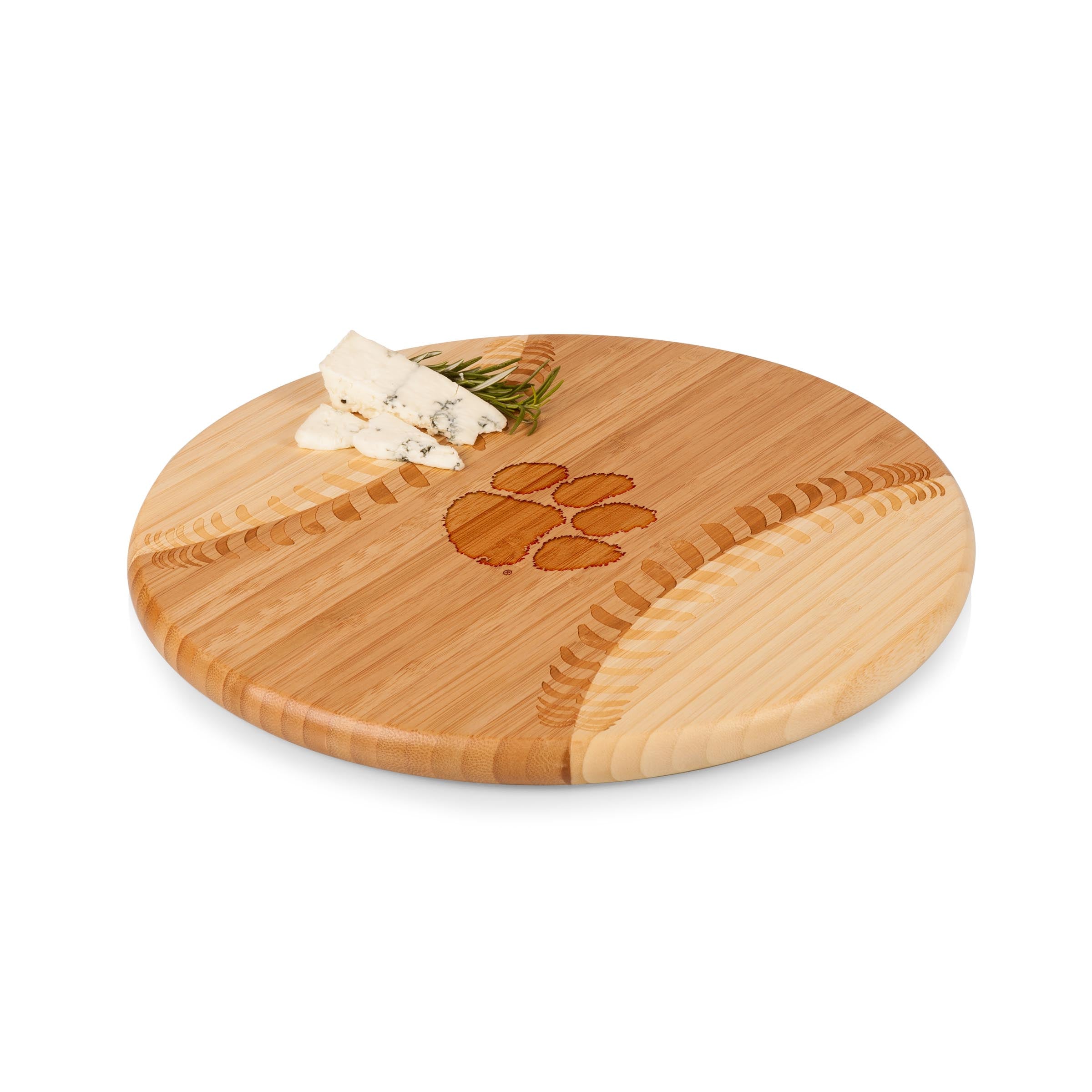 Clemson Tigers - Home Run! Baseball Cutting Board & Serving Tray