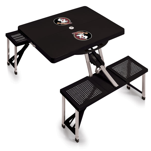 Florida State Seminoles - Picnic Table Portable Folding Table with Seats