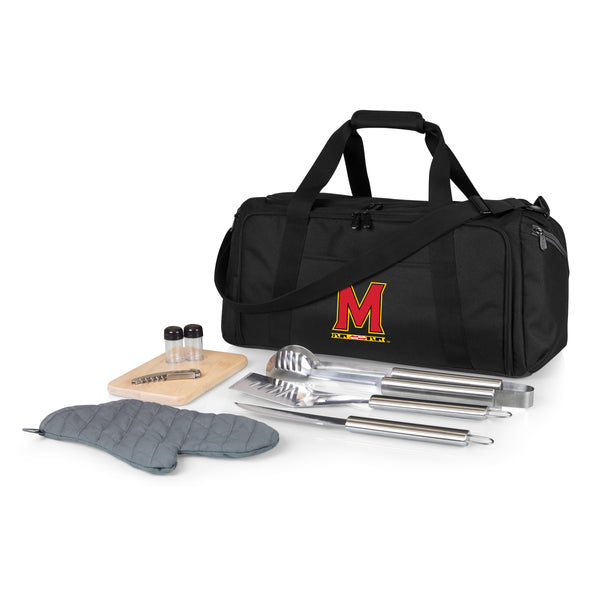 Maryland Terrapins - BBQ Kit Grill Set & Cooler