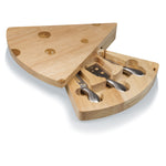 Green Bay Packers - Swiss Cheese Cutting Board & Tools Set