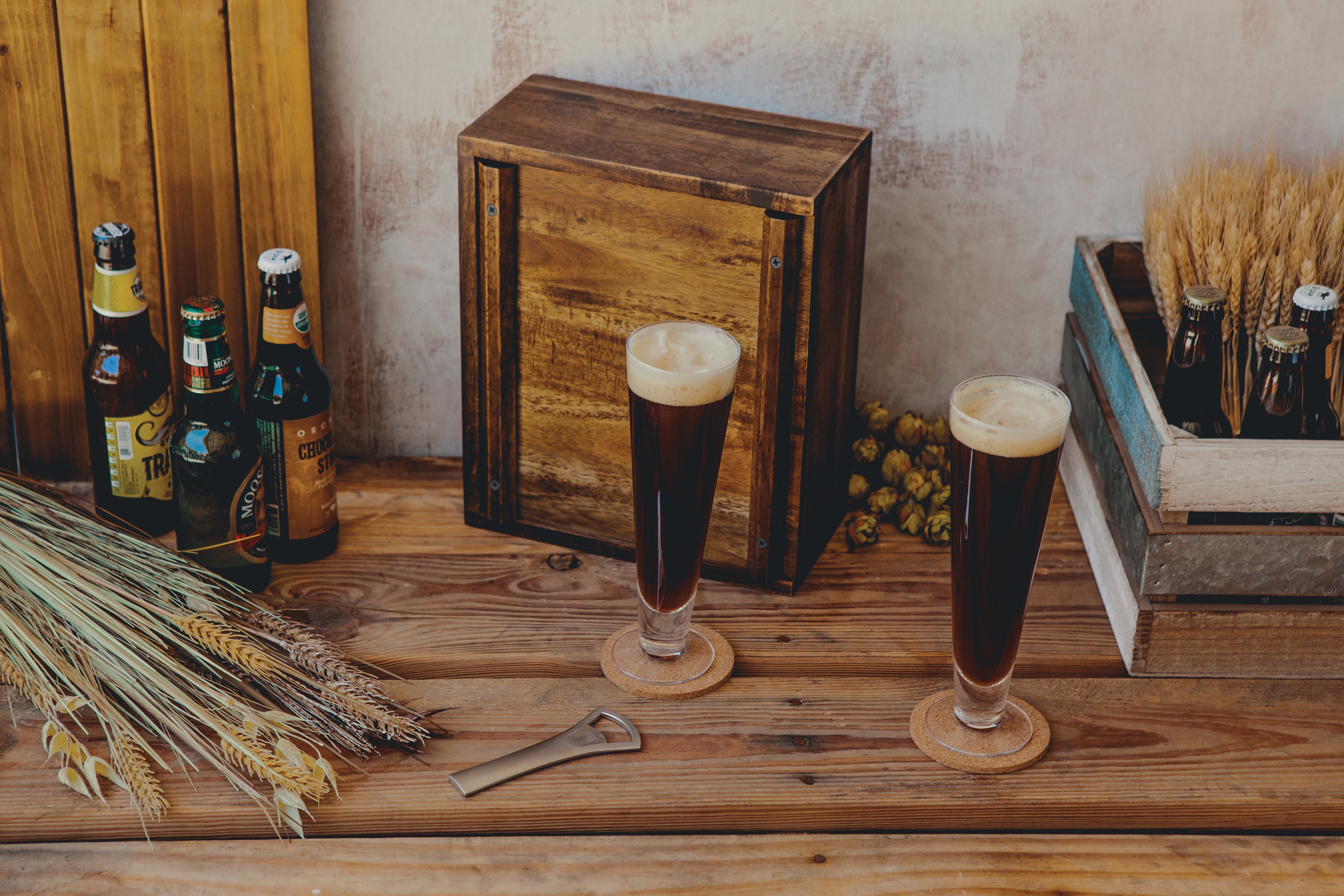 Kansas Jayhawks - Pilsner Beer Glass Gift Set