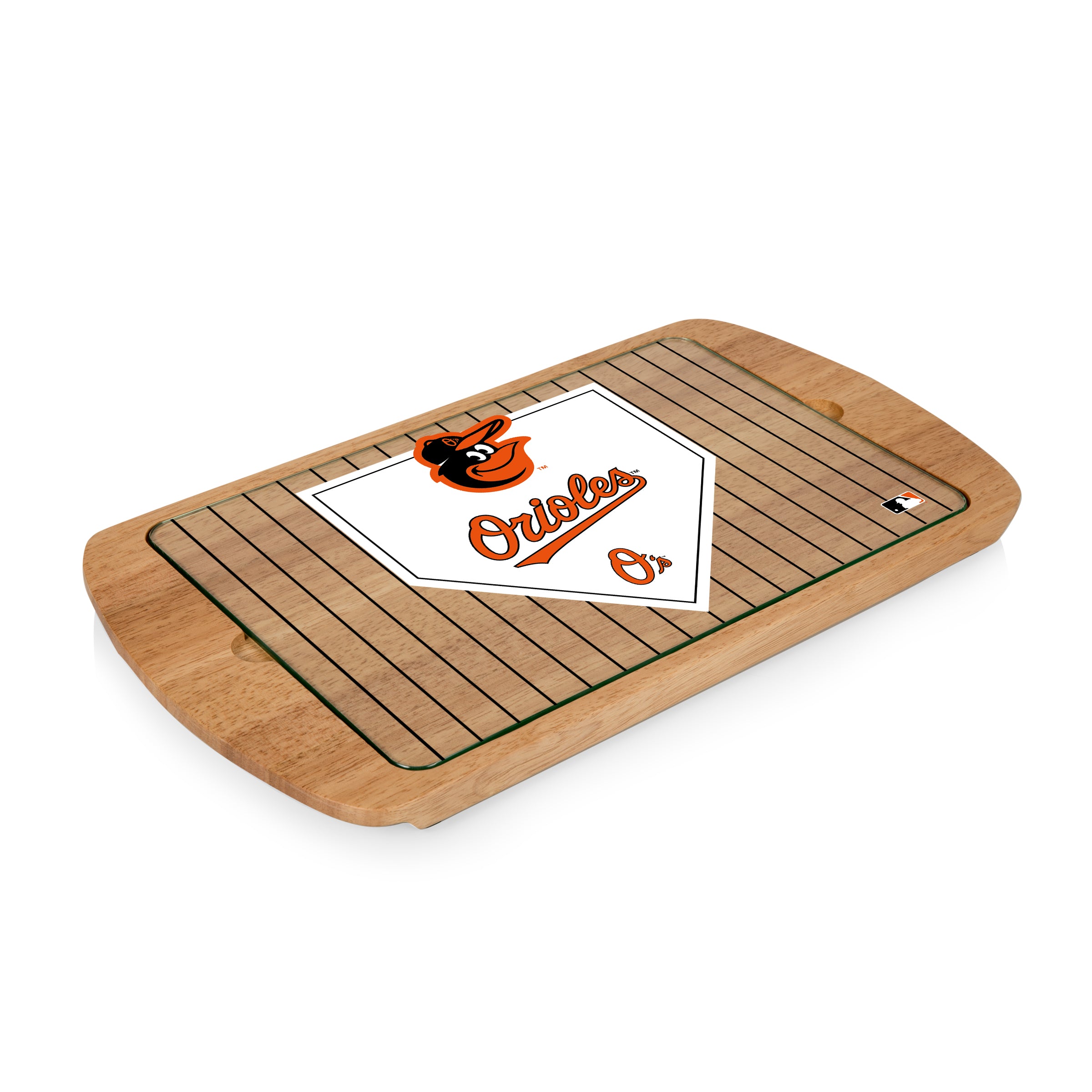 Baltimore Orioles - Billboard Glass Top Serving Tray
