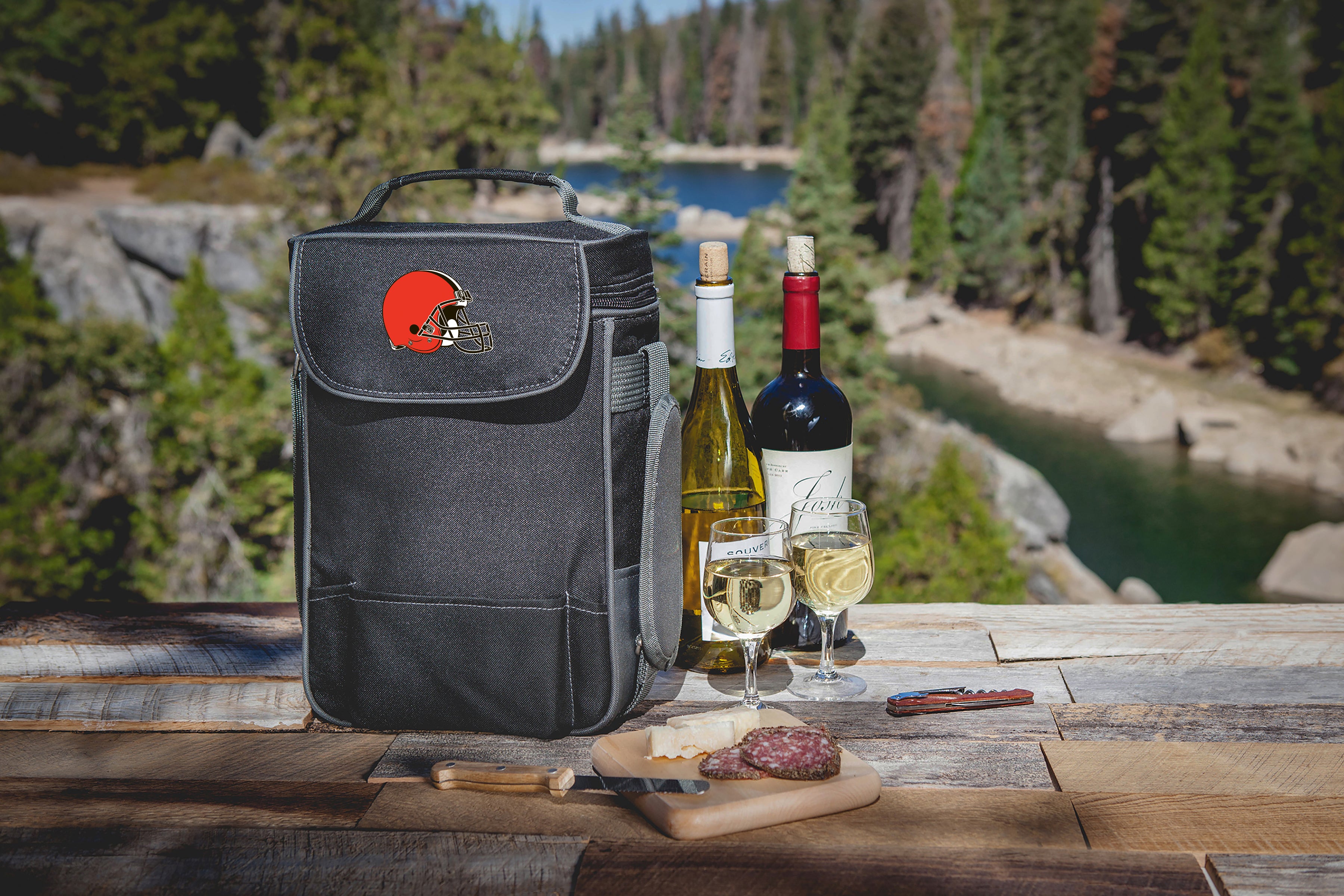 Cleveland Browns - Duet Wine & Cheese Tote