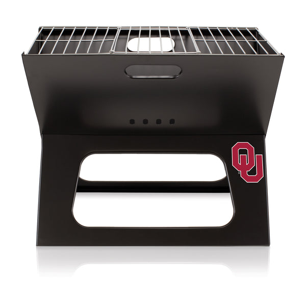 Oklahoma Sooners - X-Grill Portable Charcoal BBQ Grill