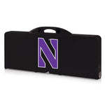 Northwestern Wildcats - Picnic Table Portable Folding Table with Seats