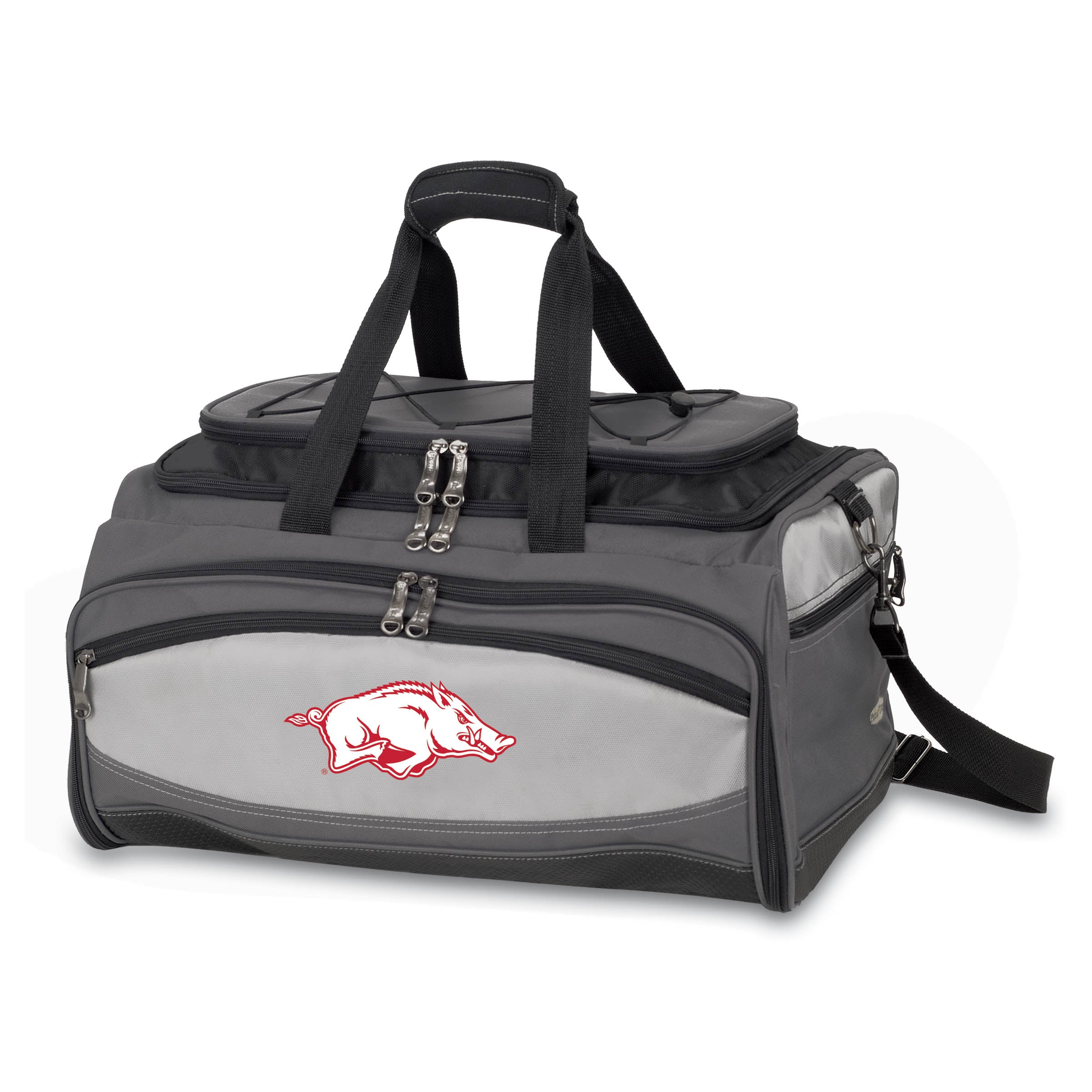 Arkansas Razorbacks - Buccaneer Portable Charcoal Grill & Cooler Tote