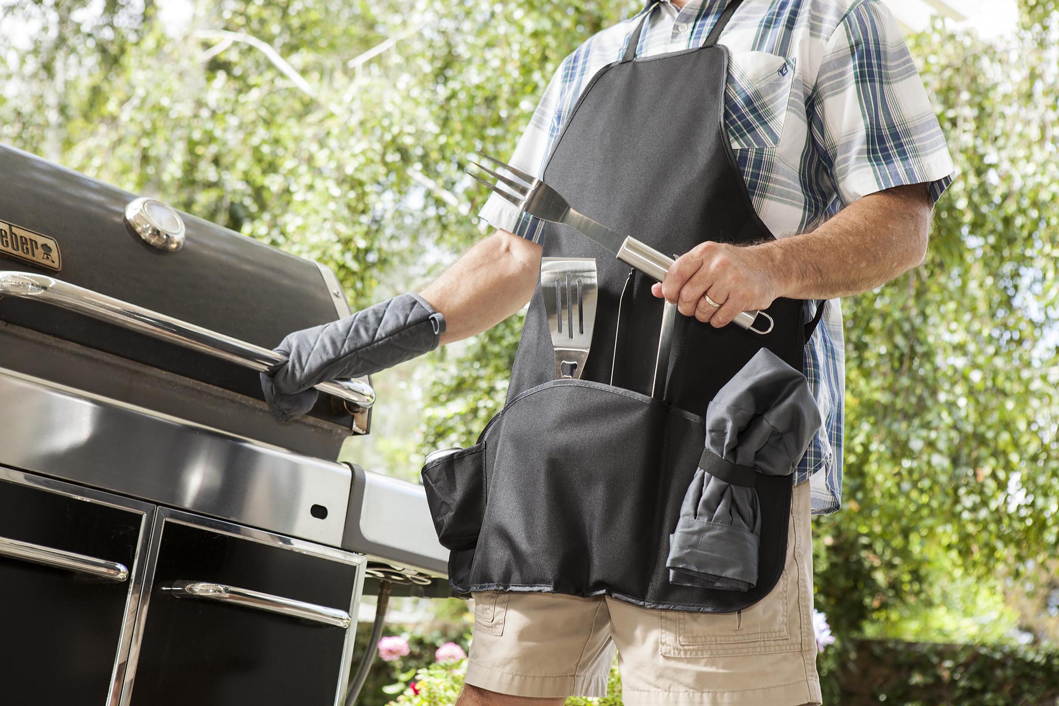 Miami Marlins - BBQ Apron Tote Pro Grill Set